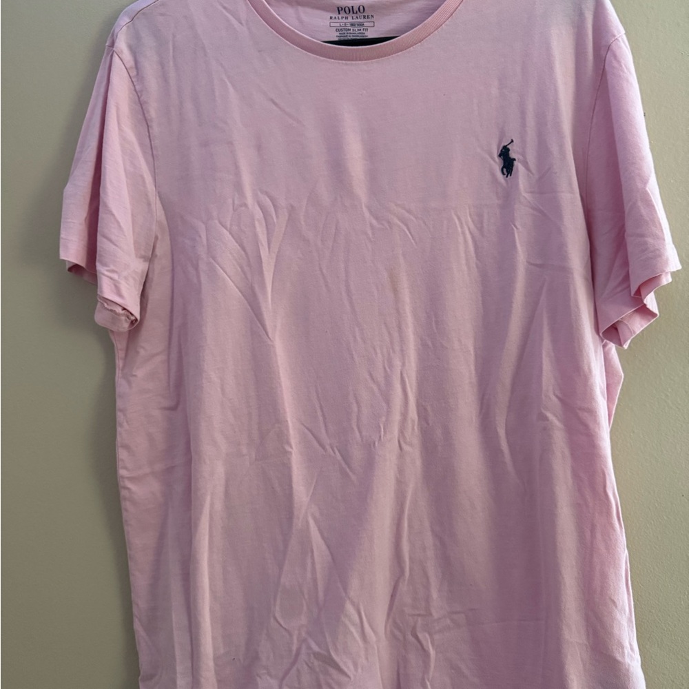 Polo by Ralph Lauren Light Pink Short Sleeve Tee